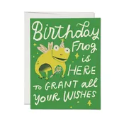 Birthday Frog Greeting Card