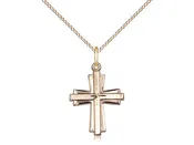 14kt Gold Cross Necklace