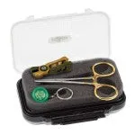 Clamp Gift Set - Nipper, Retractor & CX5G 5" Gold Spring Creek Clamp in Medium Fly Box