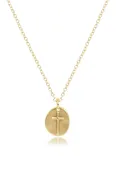 16" Necklace Gold - Inspire Small Gold Charm | enewton