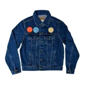 Adult AMNH Denim Patch Jacket