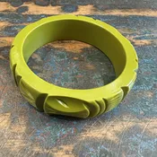 Carved Resin Bangle — Favor & Hotcakes Design