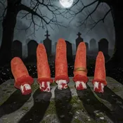 Bag O' Fingers Halloween Decoration - 5 Pc.