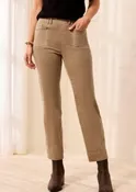 5 Pocket Pull On Ankle Pant