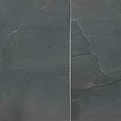 Adoni Black Slate Wall and Floor Tile - 16 x 16 in.