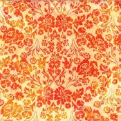 Hoffman Floral Damask V2513 224 Poppy X