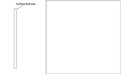 6 Inch (in) x 6 Inch (in) Bullnose Pool Tile - White