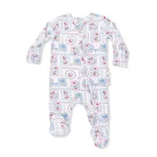 2 Way Ruffle Back Zipper Footie - Julep's Floral