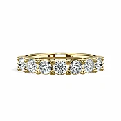 1.00 ct Seven Stone Round Cut Diamond Band