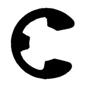 1/2″ E-Type Retaining Ring – Phosphate and Oil