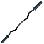 Body Solid 47" Olympic Curl Bar - Black