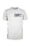 BENY T-Shirt – White with Blue Logo – BED000100003
