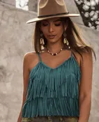 BOHO FRINGE LADIES TOP