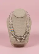 Acrylic Necklace With Accent