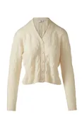 Cable Vee Cardigan