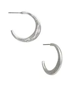 Hammered Hoop Earrings - Not So Basics