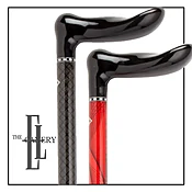 Adjustable Carbon Fiber cane with relaxed palm grip