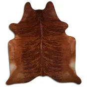 7.5 Ft X 6.5 Ft Genuine Brazilian Cowhide Skin Rug by Hilason | Hair-On Leather Home Décor Carpet
