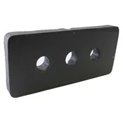 10 LB Black Weight Stack Plate w/ Fixed Bushing