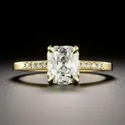Lang Collection Art Deco-Style 1.53 Carat Diamond Ring - GIA I SI1