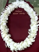 White Leis — Oakland Flower Market