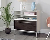 Sauder 1-Drawer Lateral File Cabinet with Shelves 430880