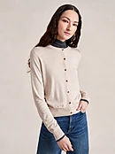 Ben Cardigan in Aqua