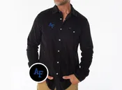 Air Force - Corduroy Pearl Snap - Interlock - Midnight Oil