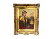 The Harvest Gatherer, Oil on Canvas — St Romain Interiors