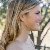 Barrett Square Threader Earrings