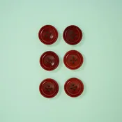 Amber 3/4" Corozo Nut Buttons