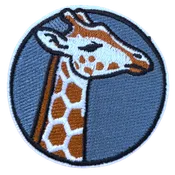 2024 Giraffe Embroidered Patch (2.5″)