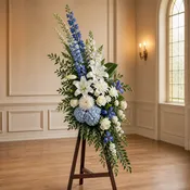 Blue Horizon Farewell Standing Spray