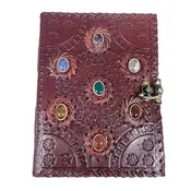 Chakra Leather Journal