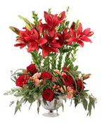 BESPOKE BURGUNDY LILIES