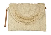 Athena Fringe Clutch