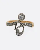 Abstract Diamond Ring