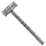 TheBoneEdge 9" Damascus Steel Hammer Custom Hand Made Stunning Handle
