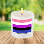Genderfluid Pride Flag – Glass Sayings Soy Candles