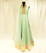 Baby Blue anarkali gown