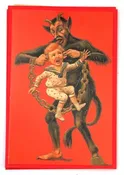 Krampus Card 003 (Ear Pulling)