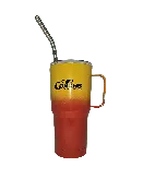 20oz Stainless Cup - Red Sunset Fade — Two Conchs Gear