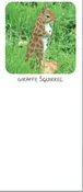 Giraffe Squirrel Magnetic Notepad
