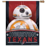 27" x 37" Vertical Star Wars Houston Texans House Flag