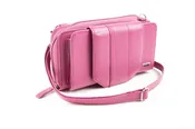 Cell Phone Leather Crossbody Accordion Wallet Purse RFID