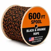 600 ft Solid Rubber Rope Spool – 3/8" & 1/2"