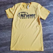 Mt. Juliet Bears Gold T-shirt “Football” Tee
