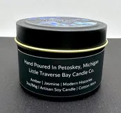 Hand Poured Leland Blue Soy Candle