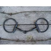Bit - Black Steel D-Ring with Copper Inlay
