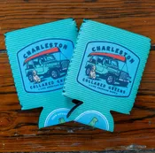 Jeep Dog: Can Cooler - Mint